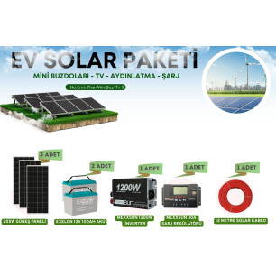 Güneş Enerji Paketi Yaz Kış Kullanım Solar Paket Güneş Enerji Paketi Yaz Kış Kullanım Solar Paket